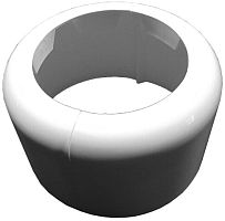 Декоративная розетка для унитазного патрубка HL7.WE делимая DN110 белая