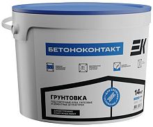 Грунтовка для внутренних и наружных работ ЕК Бетоноконтакт 14 кг ведро ЕК Кемикал