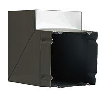 Колено квадратное 90х100х100 мм, RAL 7024