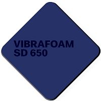 Эластомер Вибрафом (Vibrafoam)  SD 650 темно-синий (2м х 0,5м x 25мм) 1м2