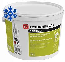 Грунтовка фасадная универсальная ТЕХНОНИКОЛЬ 010 морозостойкая, 15 кг