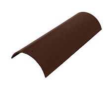 Арочная коньковая деталь ТИСМА коричневый, 600х228х5.8 мм