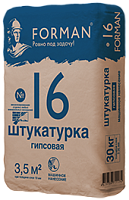 Штукатурка гипсовая машинного нанесения Форман 16 - 30 кг
