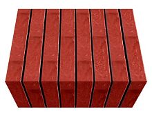 Перемычка фасадной термопанели Аляска Rot rustik, 60 мм