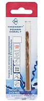 Сверло по металлу 7.5х109 мм  Power-Cobalt Р6М5К5 фрез., Hagwert