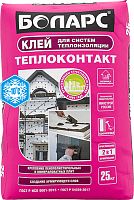 Клей для систем теплоизоляции Теплоконтакт морозостойкий БОЛАРС, 25 кг, мешок