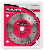 Диск алмазный DIAFORCE TURBO 150х22,23х8х2,5 мм сухой рез Hagwert