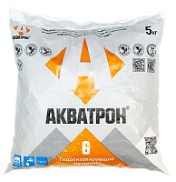 Гидроизоляция АКВАТРОН-6У (усиленный, армированный полимерной фиброй), мешок 5 кг