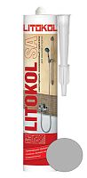 Герметик санитарный, силиконовый LITOKOL SA, жемчужно-серый, 310 мл
