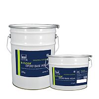 B-Floor Epoxy Base Aqua, 20 кг, Двухкомпонентное эпоксидное наливное покрытие, Bergauf