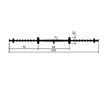 Гидрошпонка АКВАСТОП тип ХВ-270 EPDM (резина)
