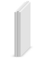 Плита гипсовая пазогребневая полнотелая обычная Форман 667х500х80 мм