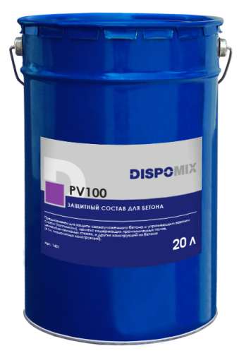 Защитный состав для бетона Dispomix PV100, 20 л