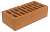 Кирпич терракотовый облицовочный одинарный М-150