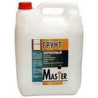 Грунт акриловый Master, 10 кг, канистра