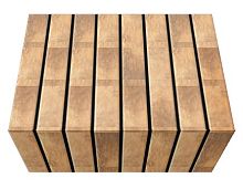 Перемычка фасадной термопанели Аляска Retro brick masala, 40 мм