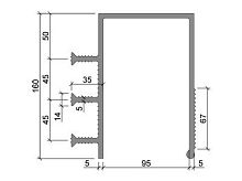 Гидрошпонка АКВАСТОП тип ДЗС-160/100-3/35 ПВХ-П