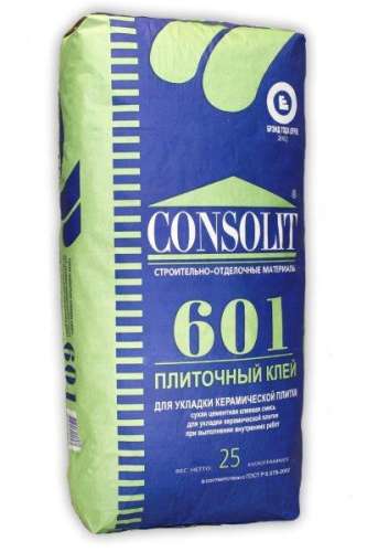 CONSOLIT 601 Плиточный клей КОНСОЛИТ