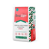 Штукатурка цементно-известковая КП II F25 ВидАрт Старт 25 кг