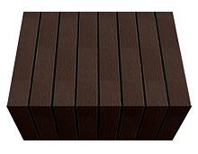 Перемычка фасадной термопанели Аляска Natural braun struktur, 40 мм