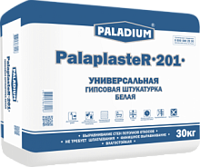 Штукатурка гипсовая БЕЛАЯ PalaplasteR-201, 30 кг