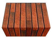 Перемычка фасадной термопанели Аляска Loft brick chili, 40 мм