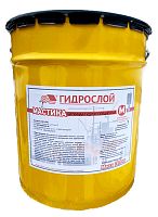 Мастика битумная гидроизоляционная ГИДРОСЛОЙ ведро 16 кг/20 л, Изофлекс-М