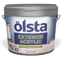Акриловая фасадная краска Olsta EXTERIOR ACRILIC, база А, 2.7 л