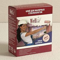 Клей Wellton для малярных стеклохолстов, пачка, 300 г