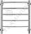 Полотенцесушитель электрический Классик П5 482х550х450 электро (встроенный диммер)