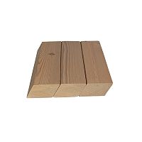 Брусок косой из термососны, 40x90x3000 мм, Маренго