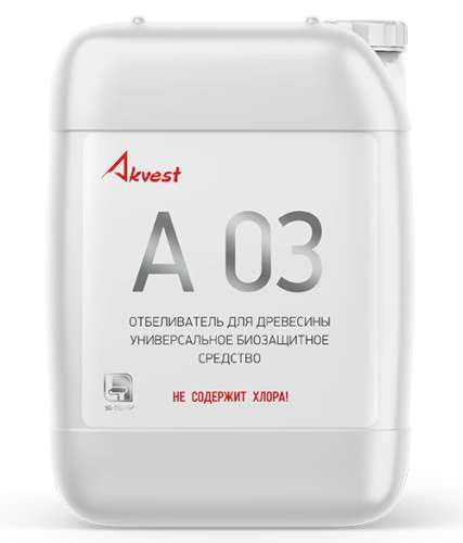 Отбеливатель для древесины А 03, 1 кг, Аквест