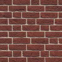 Кирпич облицовочный 1 Bronze-bunt geflammt, М-150,100x210x65, красный