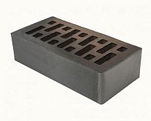 Облицовочный кирпич одинарный, М-150,120x250x65, черный 5-38-00-0-00 Glanz RECKE М200