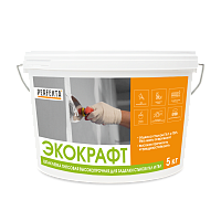 Шпаклевка гипсовая универсальная высокопрочная Экокрафт, Perfekta, 5 кг