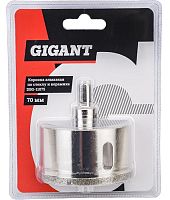 Коронка по стеклу и керамограниту  d70 мм, Gigant