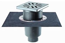 Трап HL616H с гидроизоляционным полимербитумным полотном, DN 110, 160