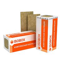 Плита минераловатная ИЗОБОКС ФАС 15 1200х600х50 мм 6 шт, (0,216 м3), ISOBOX