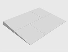 XPS Carbon Prof Slope, Плита M, уклон 8,3%, 1200х600 мм, Плиты клиновидные, Экструдированный пенополистирол, Технониколь, уп. 12 плит, 8,64 м2