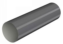 Труба водосточная графитово-серая, 3 м