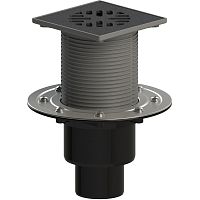 ТП-310.1PMs Трап ПП 110/75/50 верт. выпуск решетка чугун 150х150 /сухой механический затвор/