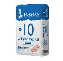 Штукатурка гипсовая ручного нанесения Форман 10 - 30 кг