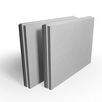 Пазогребневые гипсовые плиты 667/500/80, Русеан,  полнотелые