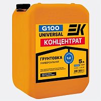 Грунтовка универсальная концентрированная EK G100 канистра 5 л ЕК Кемикал