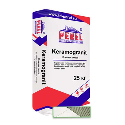 Perel Keramogranit C1T, клей для плитки, 25 кг