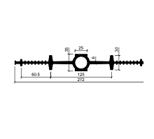 Гидрошпонка АКВАСТОП тип ДВ-270/25 EPDM (резина)