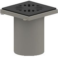 Надставной элемент с нержавеющей решёткой ТП-350NE.S