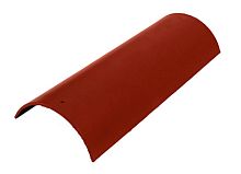 Арочная коньковая деталь ТИСМА красный, 600х228х5.8 мм