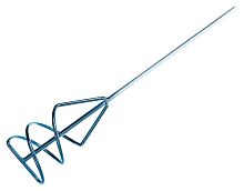 Миксер из оцинкованной стали для краски и раствора d 120, 570 мм, Сибртех