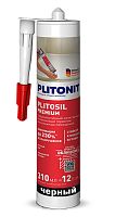 Силиконовый герметик PLITONIT PlitoSil Premium черный, 310 мл